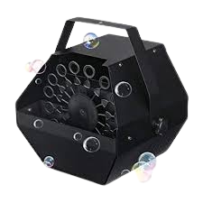 Compact bubble machine